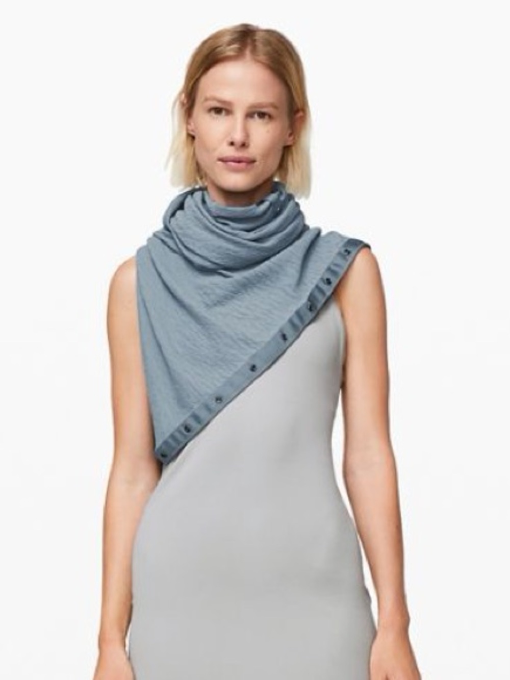 Lululemon Vinyasa Crinkle Scarf Blue One Size